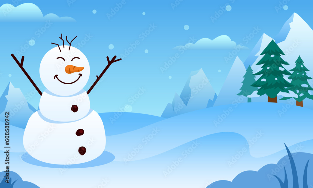 Welcoming Snowman To The Frozen Land Welcoming Snowman To The Frozen Land
