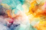 Colorful watercolor abstract background, AI generated