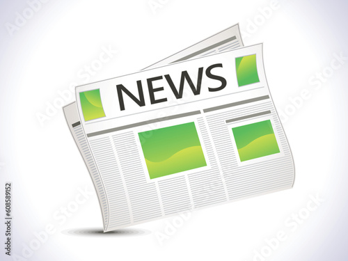 abstract news paper icon vector illustration