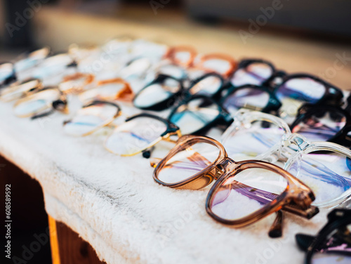 Photography Eyeglasses eyewear Fashion product display in Shop Lifestyle shopping