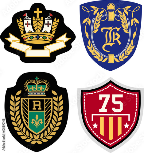 royal emblem badge shield