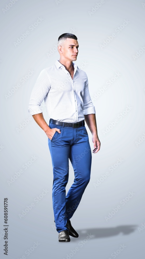 Young business man posing portrait