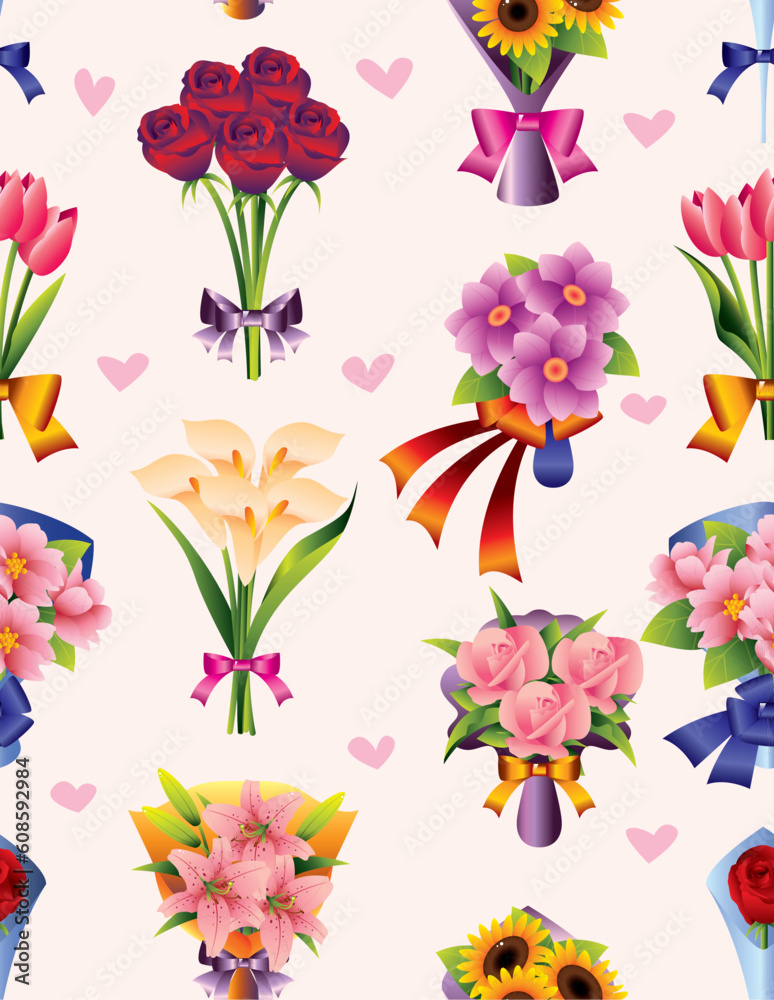 flower seamless pattern flower seamless pattern