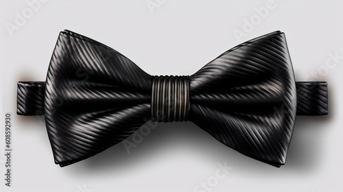 Fényképezés bow tie with a diamond pattern on it.generative ai