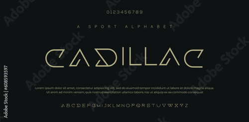 Abstract sport modern alphabet fonts. Typography technology electronic sport digital game music future creative font. vector illustration