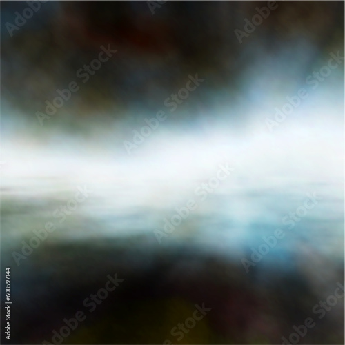 Editable vector background of mist over water made using a gradient mesh