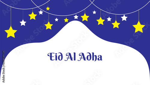 Eid Al Adha simple background with Eps.10