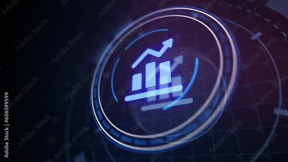 Business, Technology, Internet and network concept. Financial Graph. Stock Market chart. Forex Investment. Business, Technology, Internet and network concept. Financial Graph. Stock Market chart. Forex Investment.