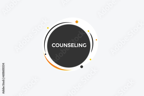 counseling vectors, sign, level bubble speech counseling 