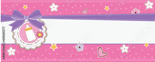 new baby announcement card