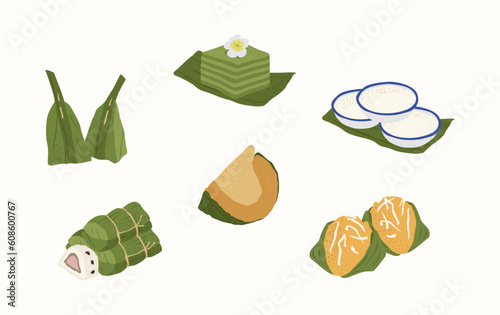Thai Dessert Illustration photo