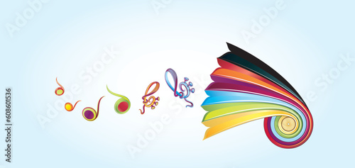 abstract design showing music celebration