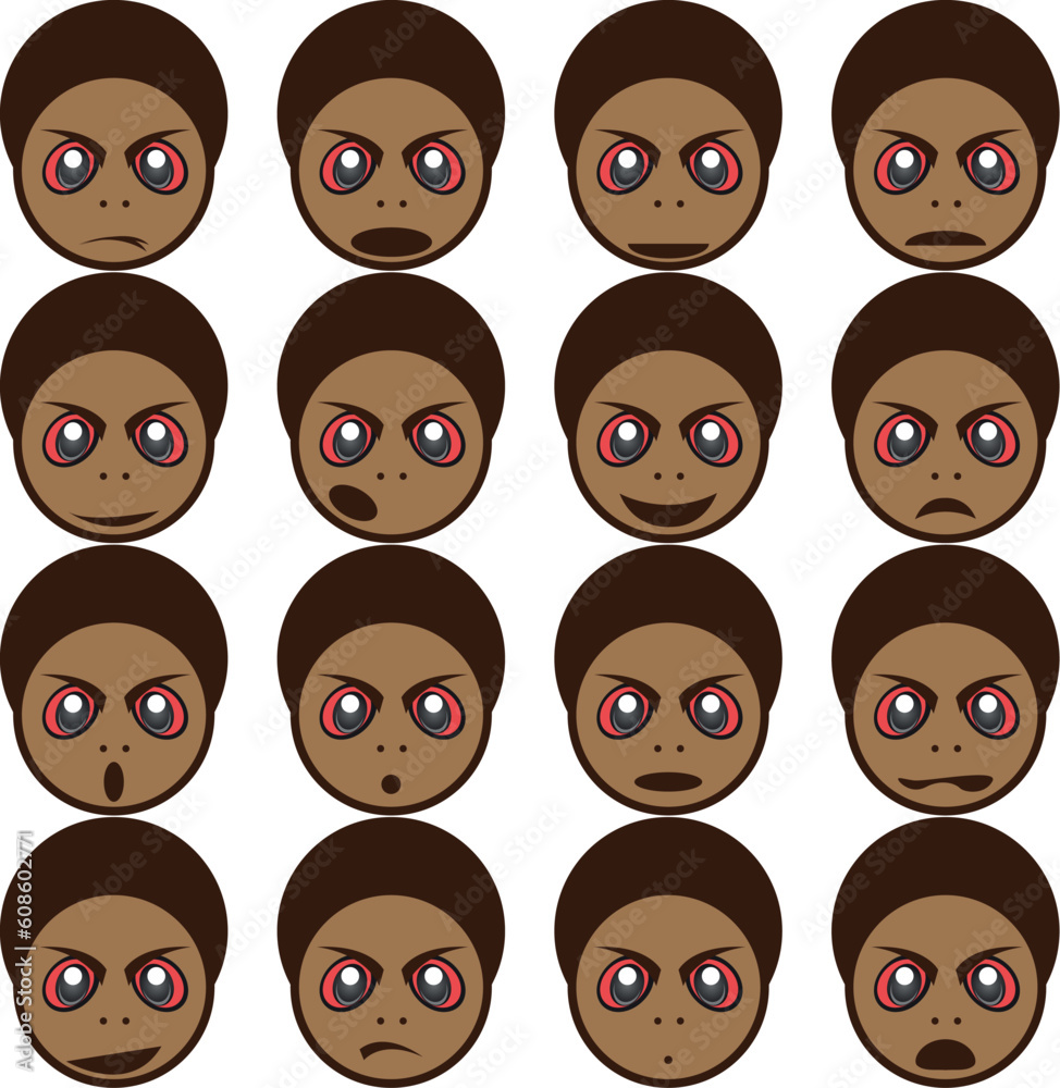 African Boy Face Impressions African Boy Face Impressions