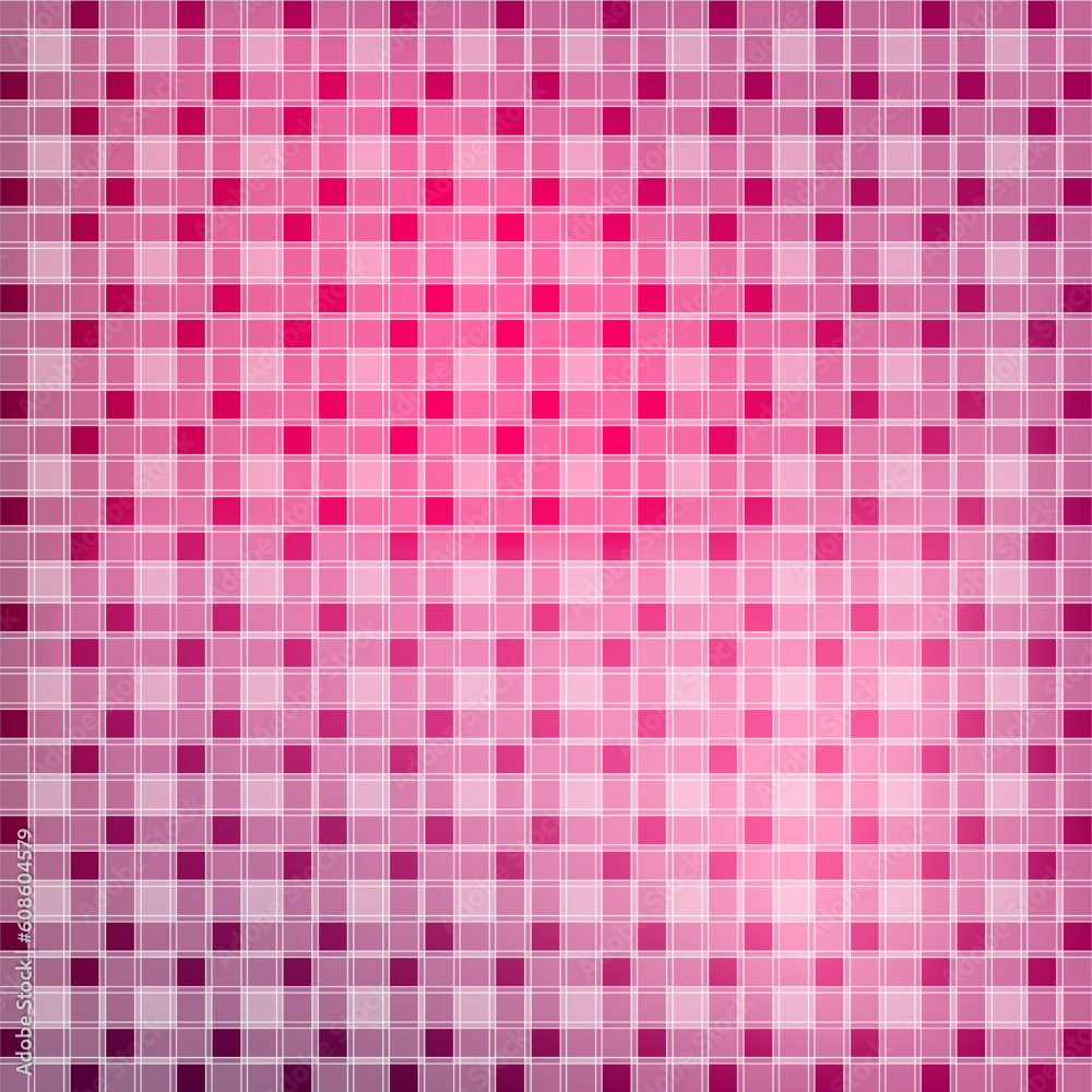 Abstract tile red and pink seamless background. Square pixel mosaic vector Abstract tile red and pink seamless background. Square pixel mosaic vector
