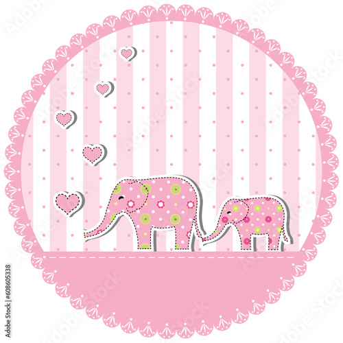 New baby shower invitation card