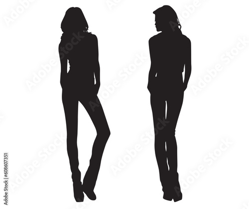 Silhouette fashion girls