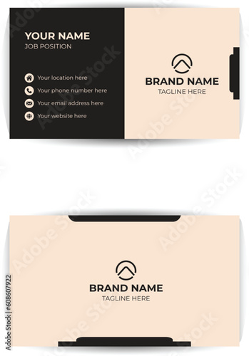 Modern Creative Clean Elegant Colorful Awesome Business Card