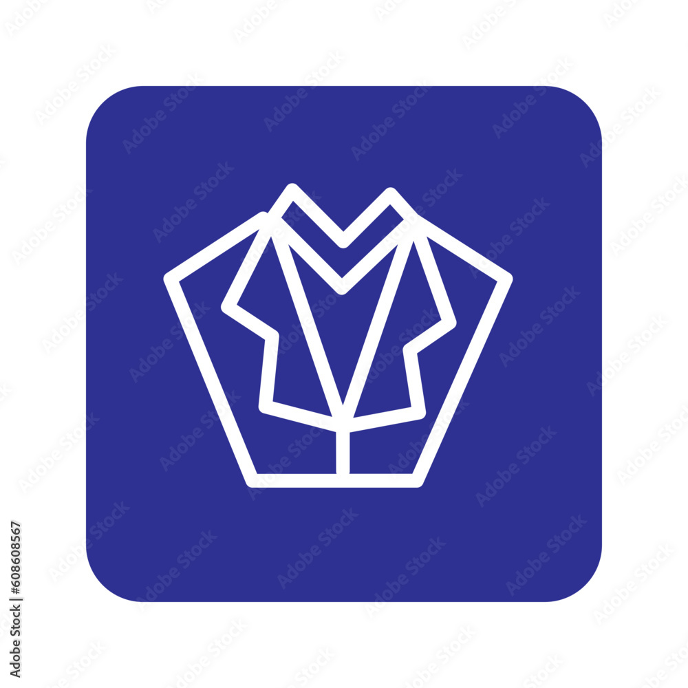 Formal Jacket Suit Solid Icon