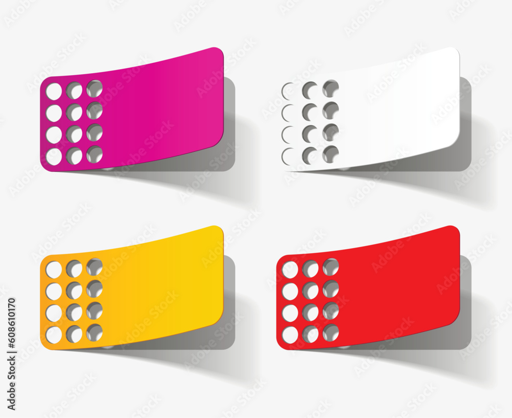 newsletter, realistic design elements newsletter, realistic design elements