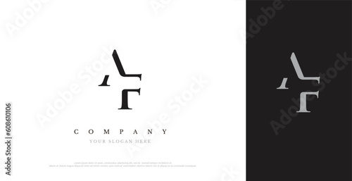 Initial AF Logo Design Vector 