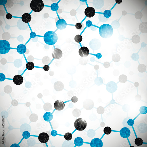 molecular structure, abstract background