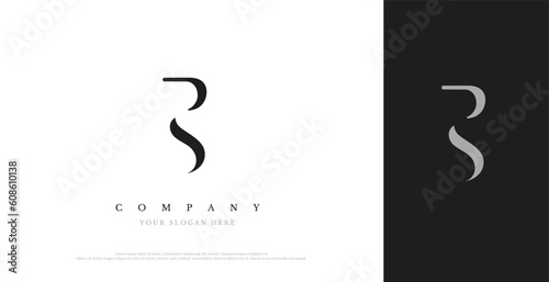 Initial PS Logo Design Vector 