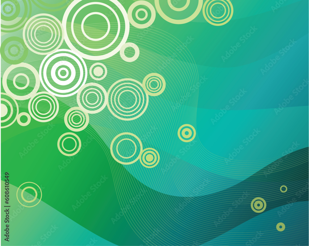 Vector illustration of a background pattern in green Vector illustration of a background pattern in green