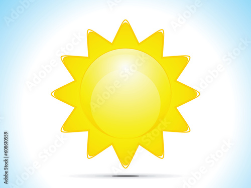 abstract sun icon vector illustration