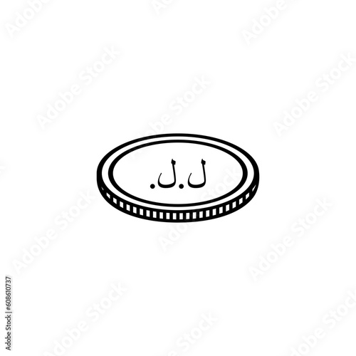 Lebanon Currency Symbol, Lebanese Pound Icon, LBP Sign. Vector Illustration photo