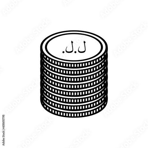 Lebanon Currency Symbol, Lebanese Pound Icon, LBP Sign. Vector Illustration photo