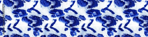 Seamless Art. Sea African Patterns. Aqua Seamless Spots. Realistic Leopard Print. Aquamarine Acrylic Vintage Sketch. Line Art Design. Blue Tiger Stripe.