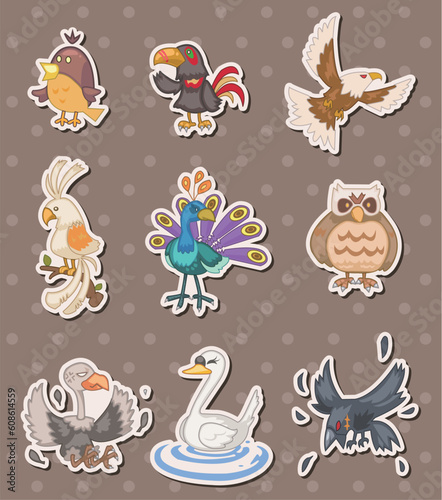 Wallpaper Mural bird stickers Torontodigital.ca