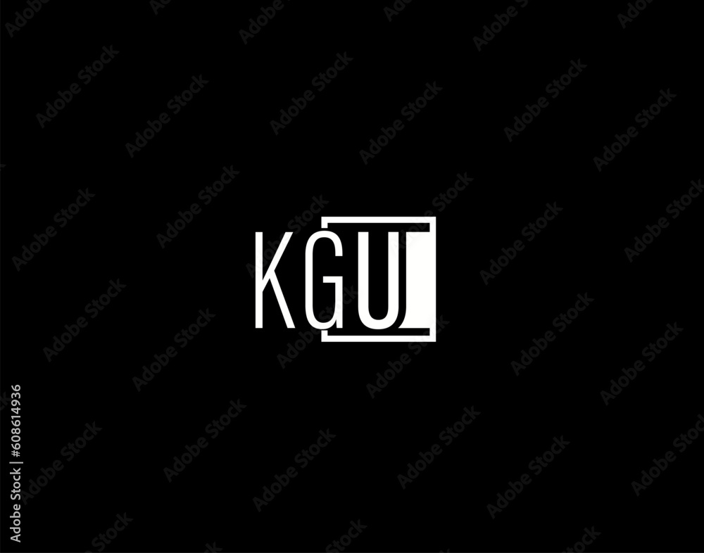KGU Logo and Graphics Design, Modern and Sleek Vector Art and Icons isolated on black background KGU Logo and Graphics Design, Modern and Sleek Vector Art and Icons isolated on black background