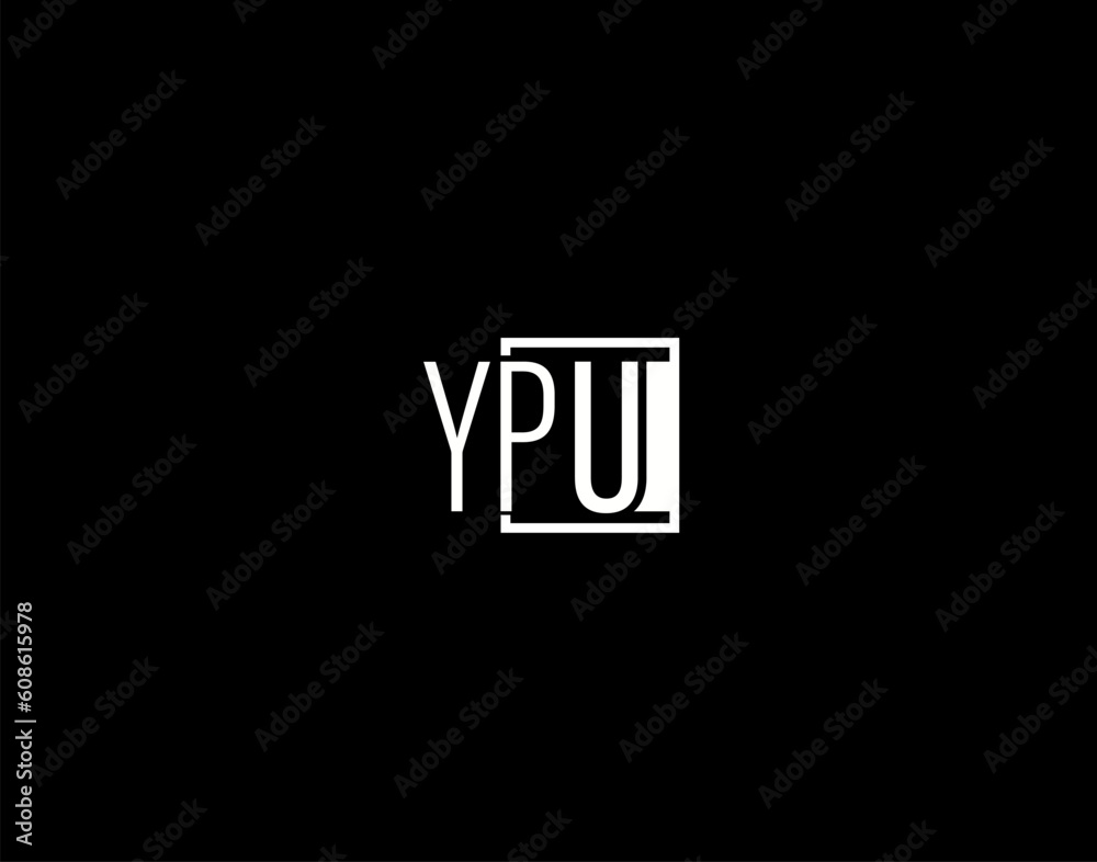 YPU Logo and Graphics Design, Modern and Sleek Vector Art and Icons isolated on black background YPU Logo and Graphics Design, Modern and Sleek Vector Art and Icons isolated on black background