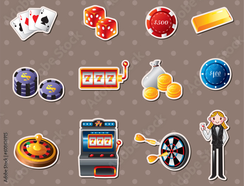 casino stickers
