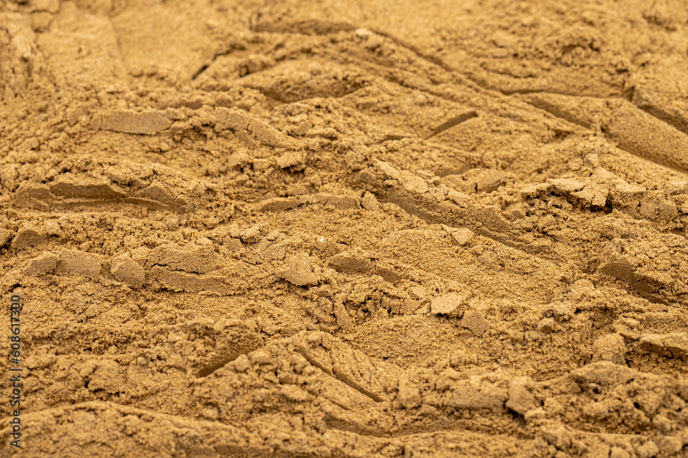 Pile of allspice powder as background, spice or seasoning as background. Close-up of Allspice powder in a wooden spoon. Pimento spice, Jamaican pepper and shavings