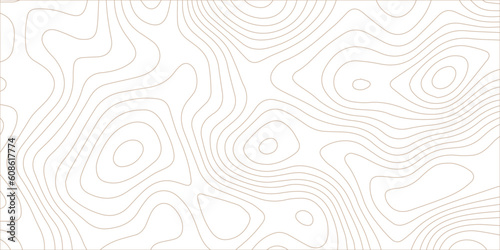 Panorama view gradient multicolor wave curve lines banner background design. Vector illustration. Line topography map contour background .Abstract Topographic map background with wave line.