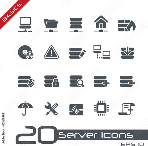 Vector icon set for your web or printing projects.