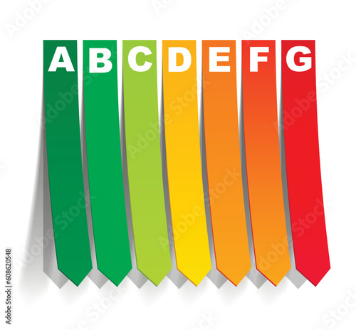 energy classification in the form of a sticker