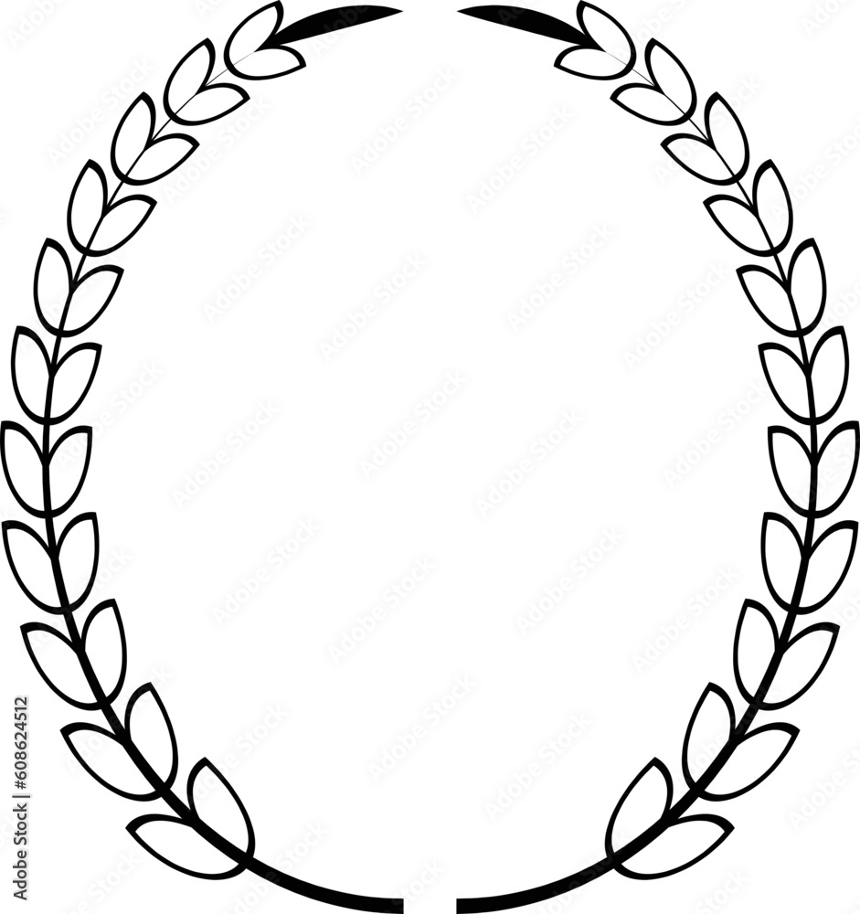 Laurel Wreath svg vector cut file for cricut and silhouette
Laurel Wreath svg vector cut file for cricut and silhouette