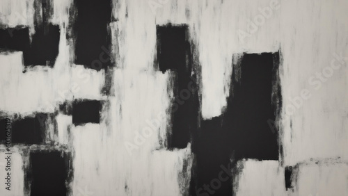 Generative AI. The abstract painting on the canvas with rough texture.