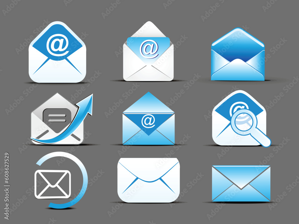 abstract massage icons vector illustrator abstract massage icons vector illustrator