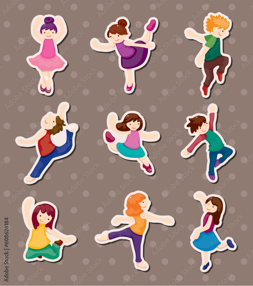 dancer stickers dancer stickers