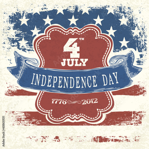 Poster for Independence Day Celebration. Vector, EPS10