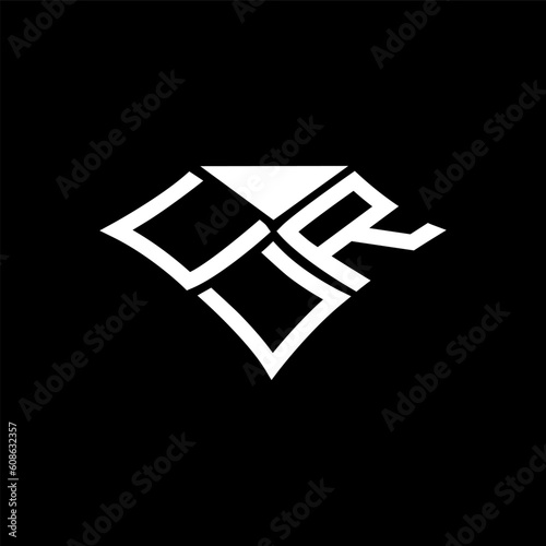 CUR letter logo abstract creative design. CUR unique design	