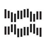 sound wave icon vector