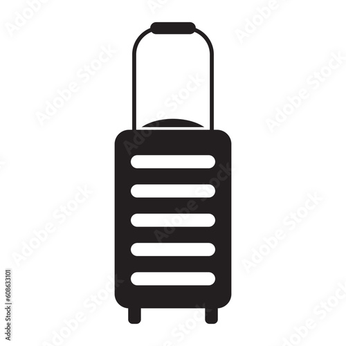 suitcase icon vector