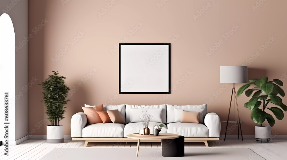 Obraz premium Hand-painted cartoon interior decoration renderings 