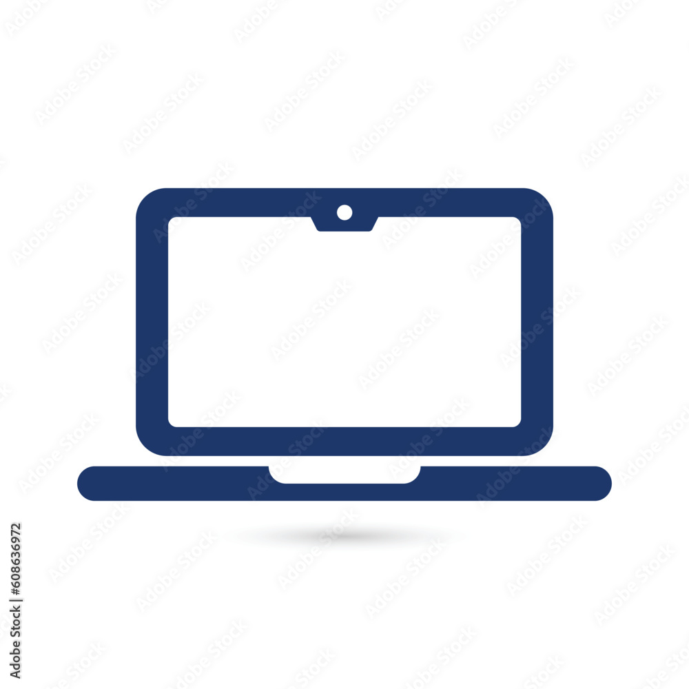 Computer Icon. Computer sign and symbol. Laptop icon flat design vector template Computer Icon. Computer sign and symbol. Laptop icon flat design vector template