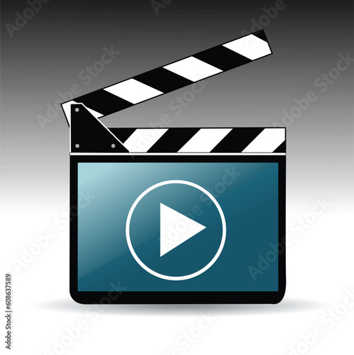 Movie clapper board